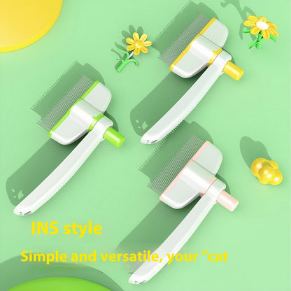 Peigne pour chat Animallerys, accessoire de toilettage pour démêler et brosser la fourrure de votre chat.