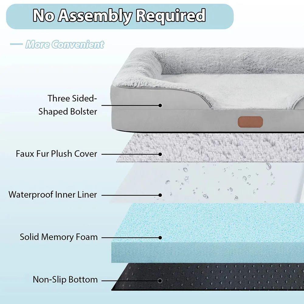 Orthopedic Dog Sofa Bed™ | Ultimate Comfort Support.