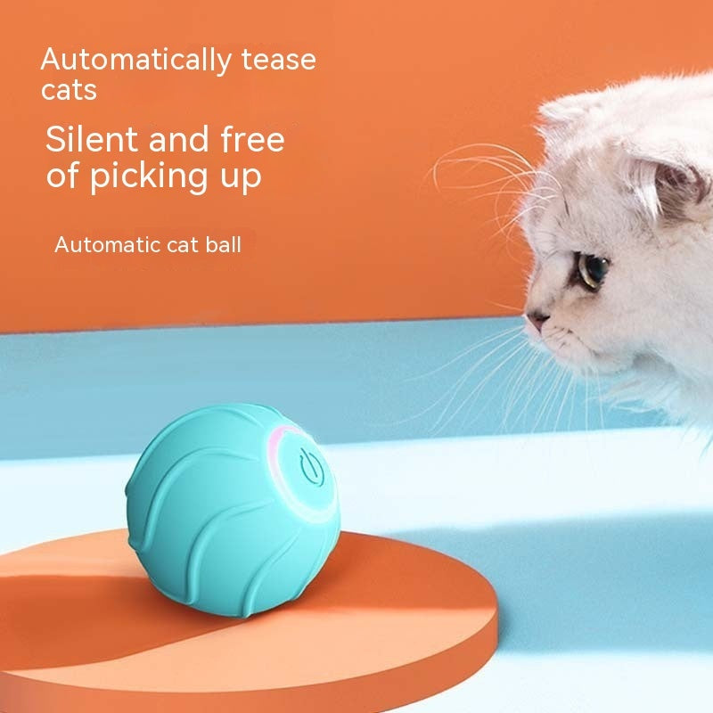 Balle interactive pour chats Animallerys, jouet de jeu intelligent pour divertir les félins avec mouvement et lumière.