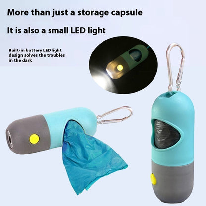 Distributeur de sacs pour déchets d’animaux | Lumière LED