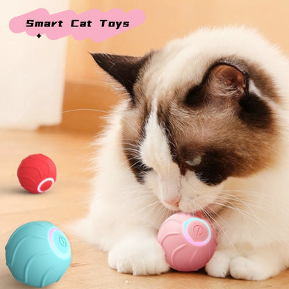 Ballon interactif pour chat Smart Interactive Cat Ball™ d'Animallerys, jouet de jeu pour animaux de compagnie.