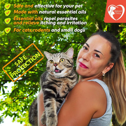 Prévention des puces et des tiques pour chiens chats lapins traitement naturel contre les puces