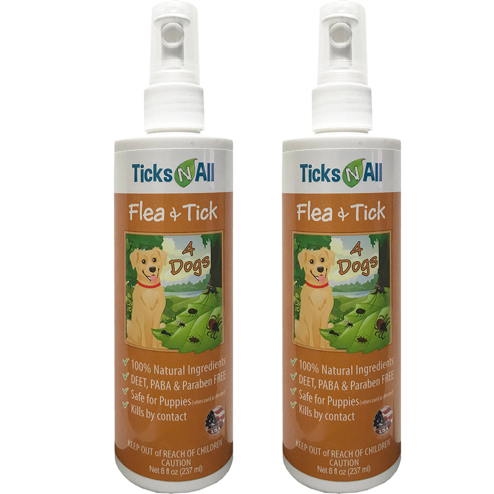 Natural Flea and Tick Treatment – 2 Pack (237ml)