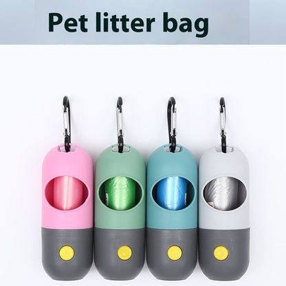 Distributeur de sacs pour déchets d’animaux | Lumière LED