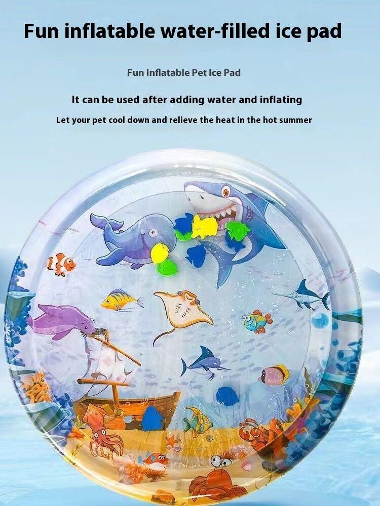 Inflatable Cat Water Playmat – Keep Your Cat Cool and Entertained.