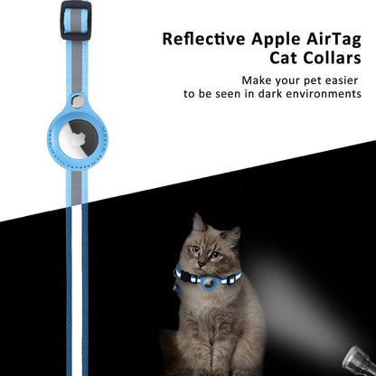 Airtag Reflective Collar for Cats and Dogs