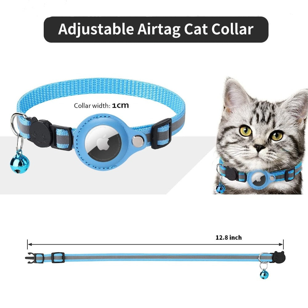 Airtag Reflective Collar for Cats and Dogs