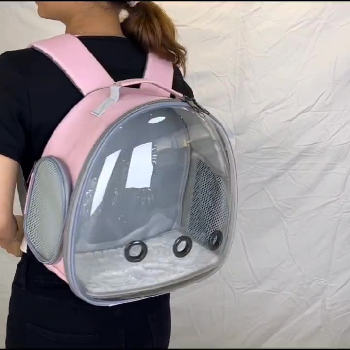 Sac à dos pour petits animaux de compagnie Animallerys, avec espace pour transporter un animal dans un design pratique et confortable.