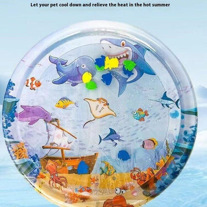 Inflatable Cat Water Playmat – Keep Your Cat Cool and Entertained.
