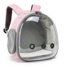 Sac à dos pour petits animaux de compagnie Animallerys, vue de face avec pochettes et ventilation pour animaux pets.