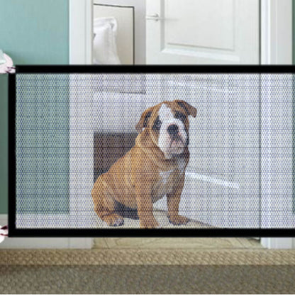 Barrière de protection pliable Animallerys pour chien, clôture d'isolation flexible et facile à déployer.