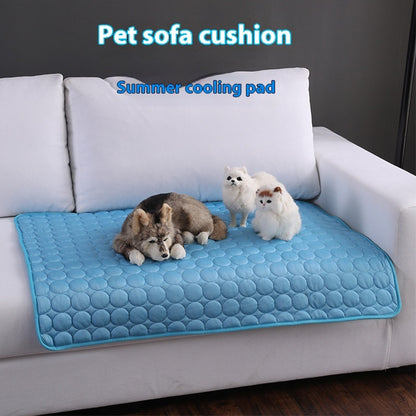 Tapis rafraîchissant pour animaux de compagnie Animallerys, surface en gel froid pour soulager la chaleur de votre animal.