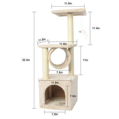 Cat Tree 3-Tier Tower