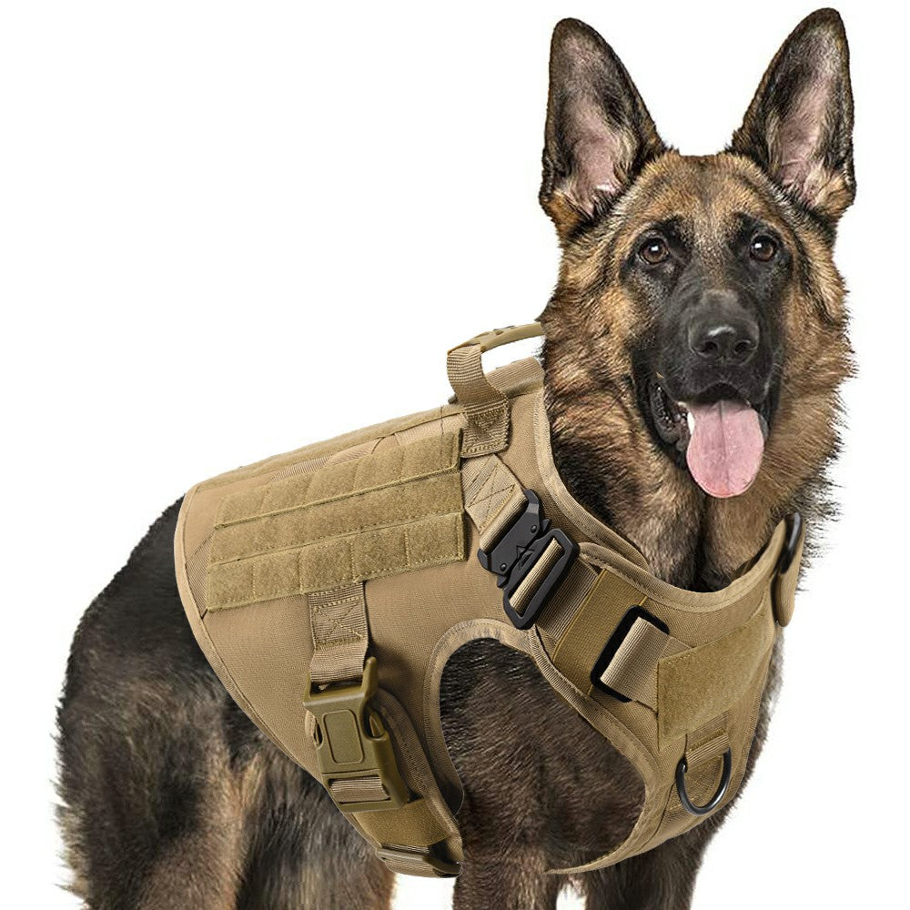 Tactical Dog Harness and Leash Set