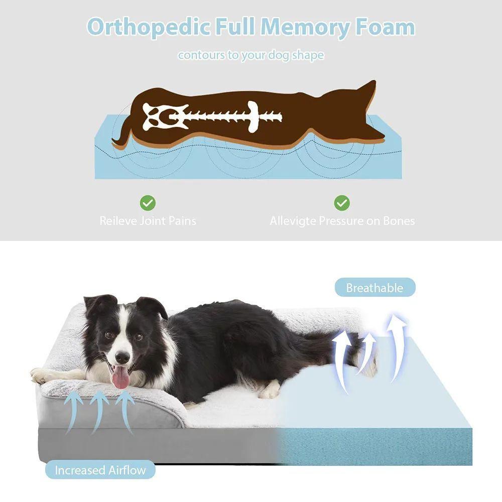 Orthopedic Dog Sofa Bed™ | Ultimate Comfort Support.