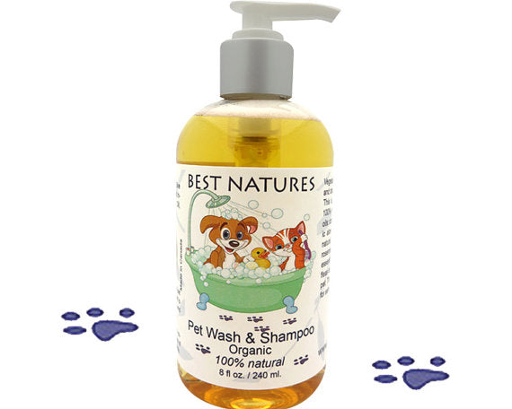 100% natural organic cleaner & shampoo for animals